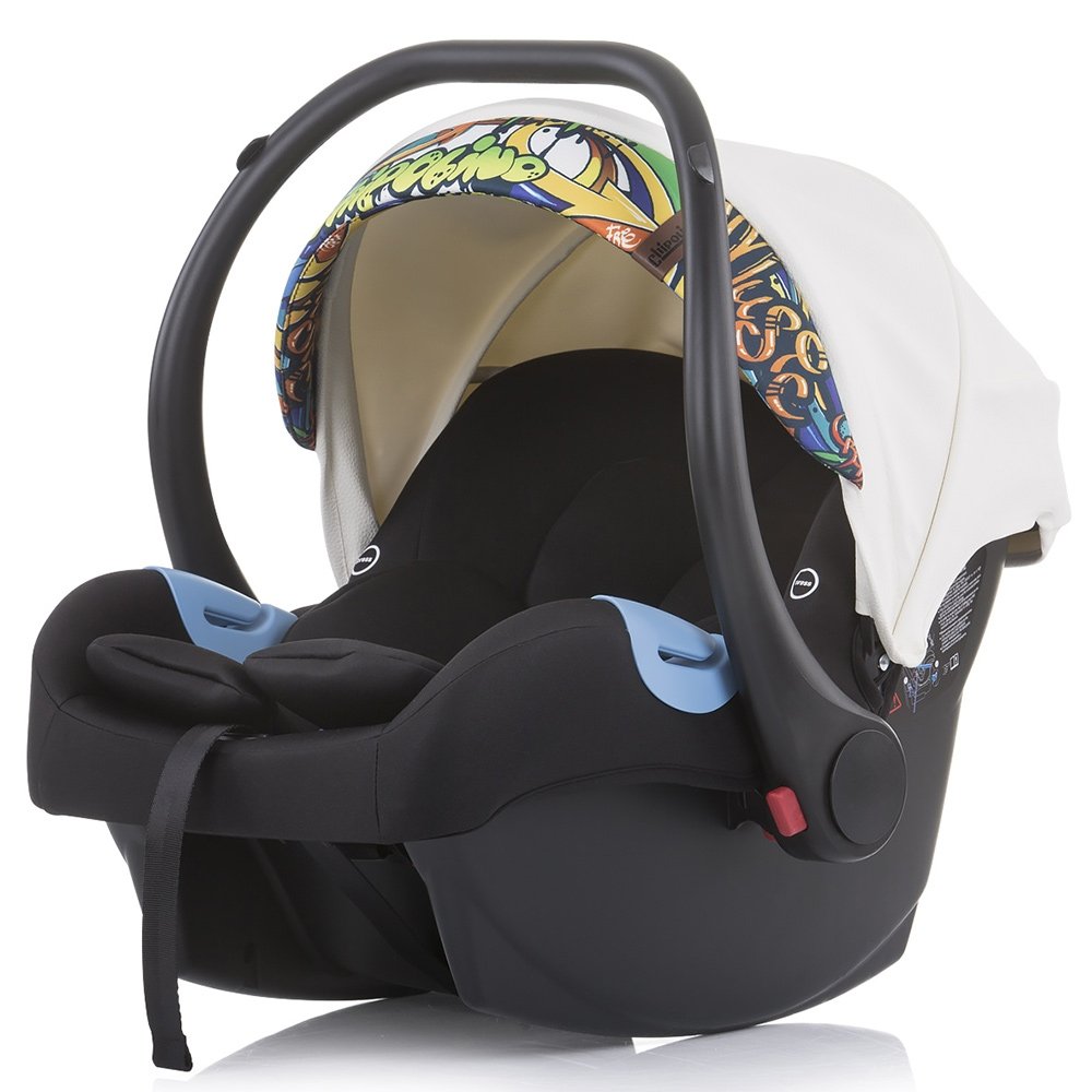 Carucior Chipolino Emotion 3 in 1 white graffiti 21 Carucior Chipolino Emotion 3 in 1 white graffiti - Image 20