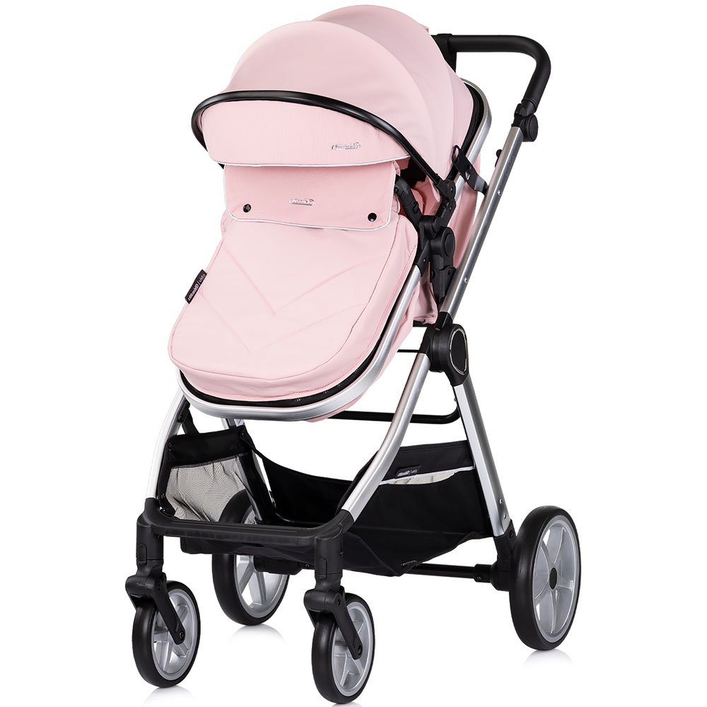 Carucior Chipolino Vista 2 in 1 pink marshmallow 4 Carucior Chipolino Vista 2 in 1 pink marshmallow - Image 3