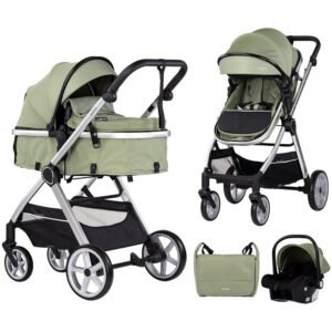 Carucior Chipolino Vista 3 in 1 basil