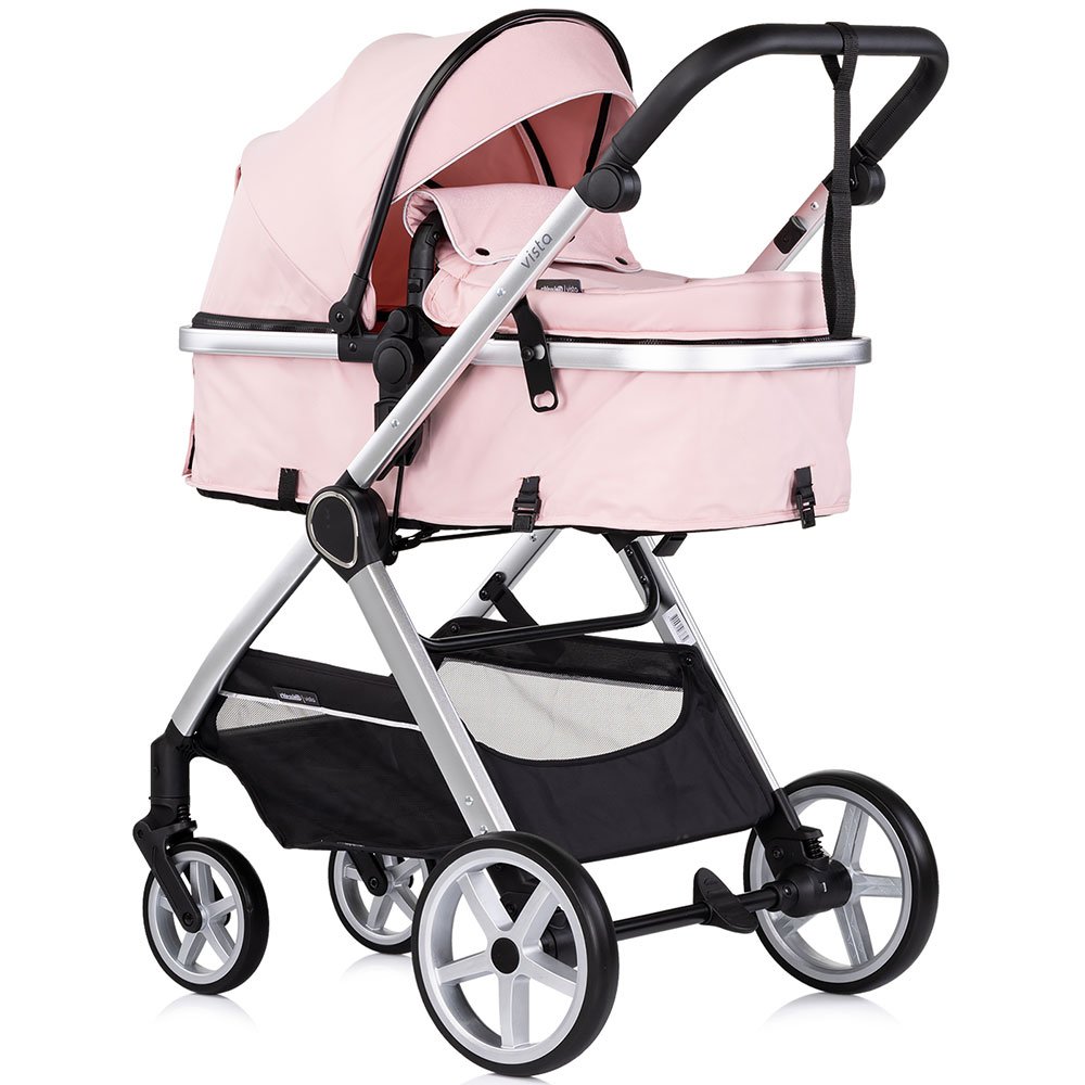 Carucior Chipolino Vista 3 in 1 pink marshmallow 3 Carucior Chipolino Vista 3 in 1 pink marshmallow - Image 2