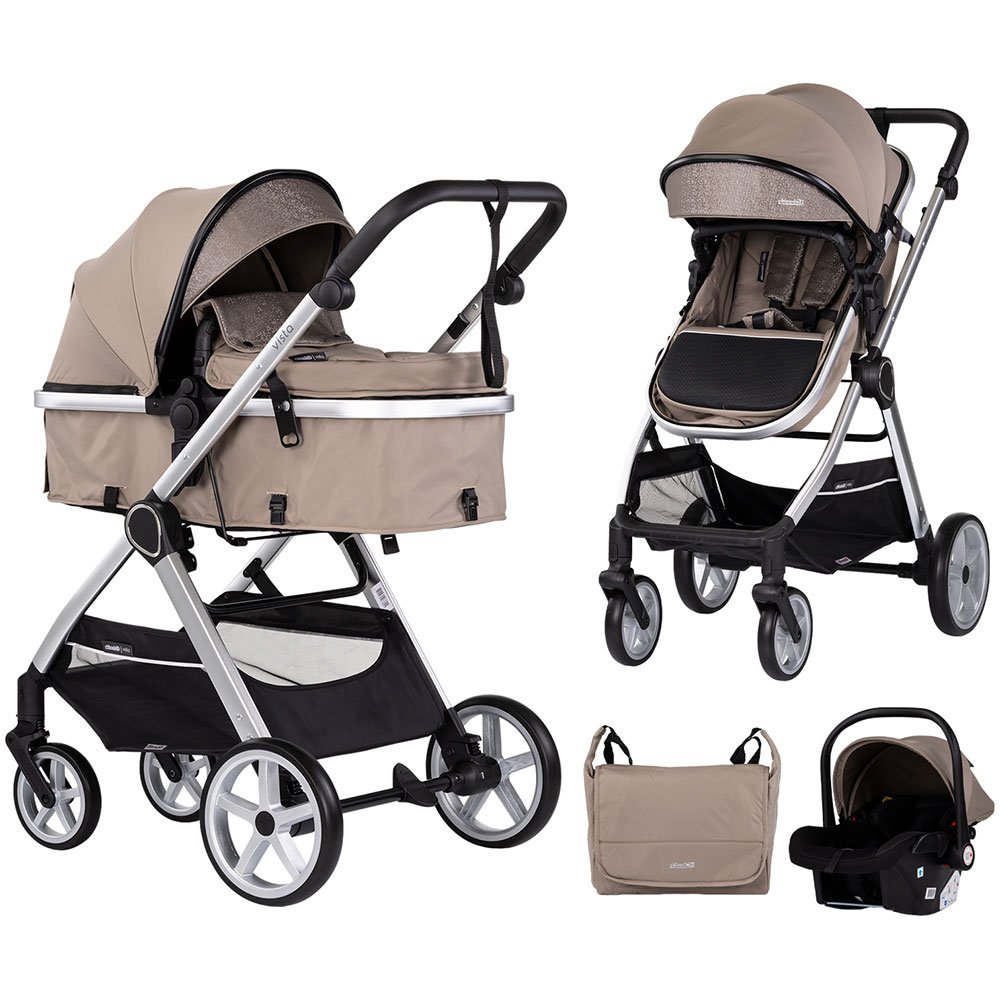 Carucior Chipolino Vista 3 in 1 tiramisu 2 Carucior Chipolino Vista 3 in 1 tiramisu