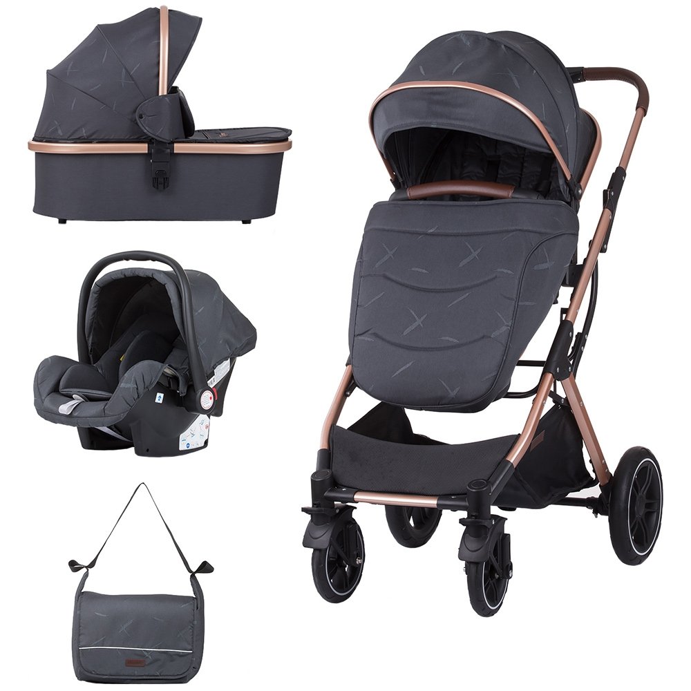 Carucior Chipolino Zara 3 in 1 anthracite 2 Carucior Chipolino Zara 3 in 1 anthracite