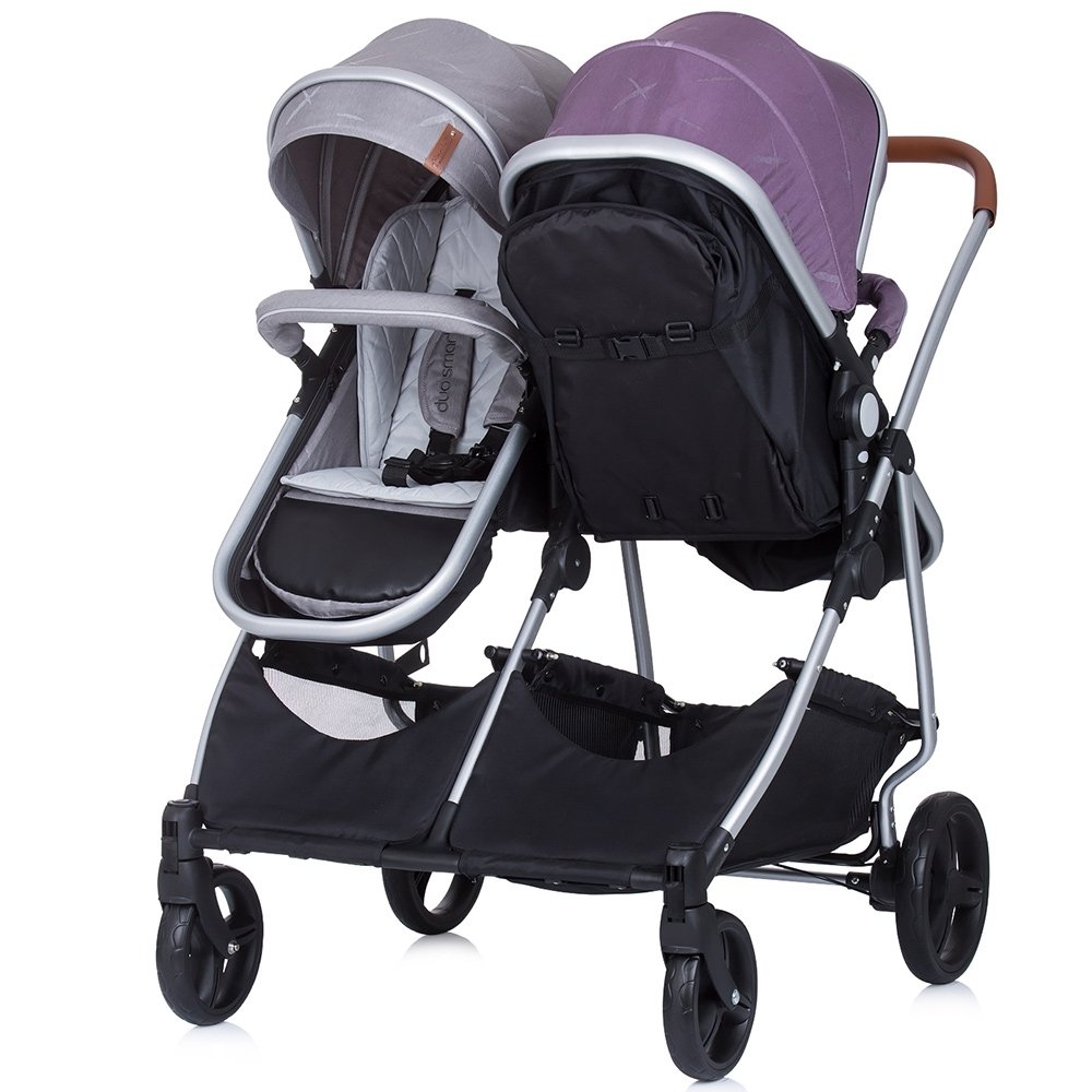 Carucior gemeni Chipolino Duo Smart 2 in 1 anthracite lilac 11 Carucior gemeni Chipolino Duo Smart 2 in 1 anthracite lilac - Image 10