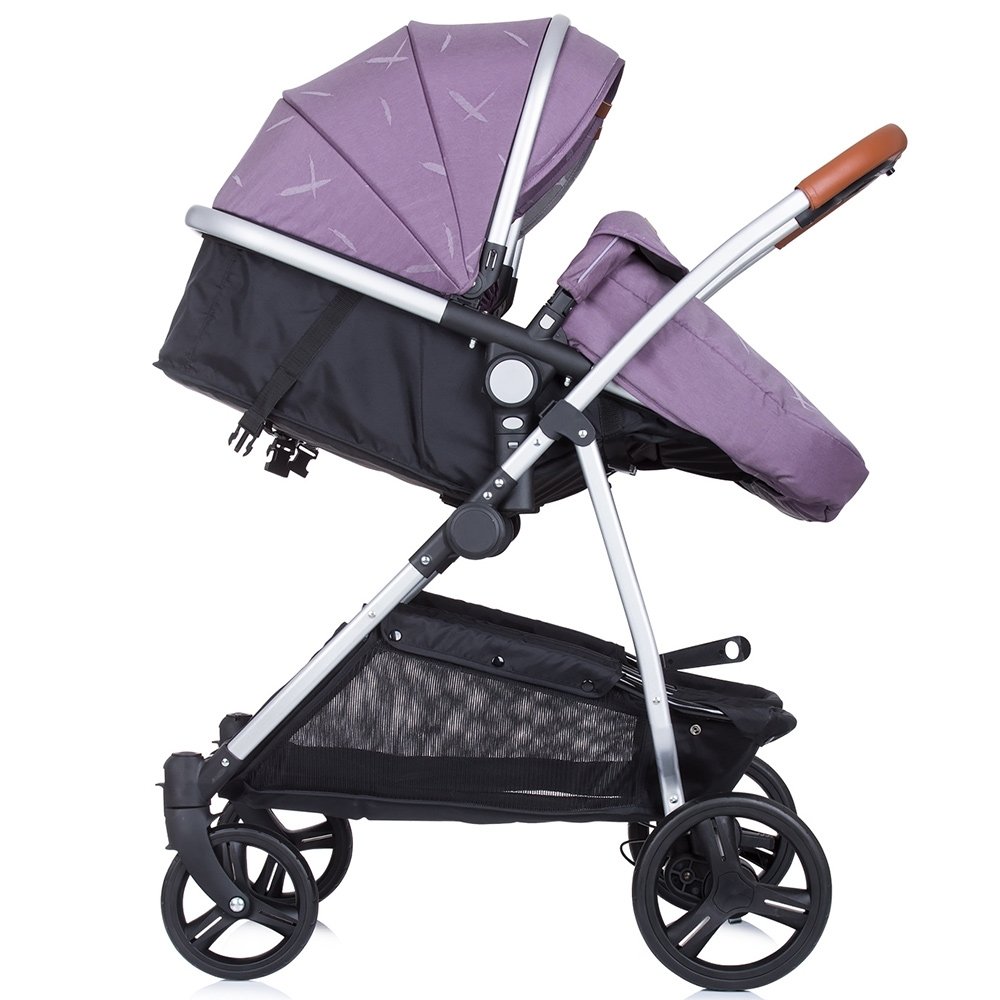 Carucior gemeni Chipolino Duo Smart 2 in 1 anthracite lilac 17 Carucior gemeni Chipolino Duo Smart 2 in 1 anthracite lilac - Image 16