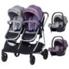 Carucior gemeni Chipolino Duo Smart 3 in 1 anthracite lilac 26 Carucior gemeni Chipolino Duo Smart 3 in 1 anthracite lilac I Best Buy Babys