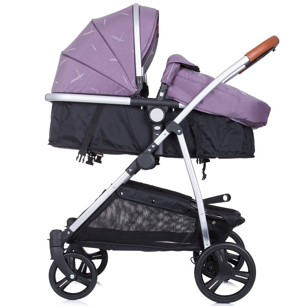 Carucior gemeni Chipolino Duo Smart 3 in 1 anthracite lilac 19 Carucior gemeni Chipolino Duo Smart 3 in 1 anthracite lilac - Image 18