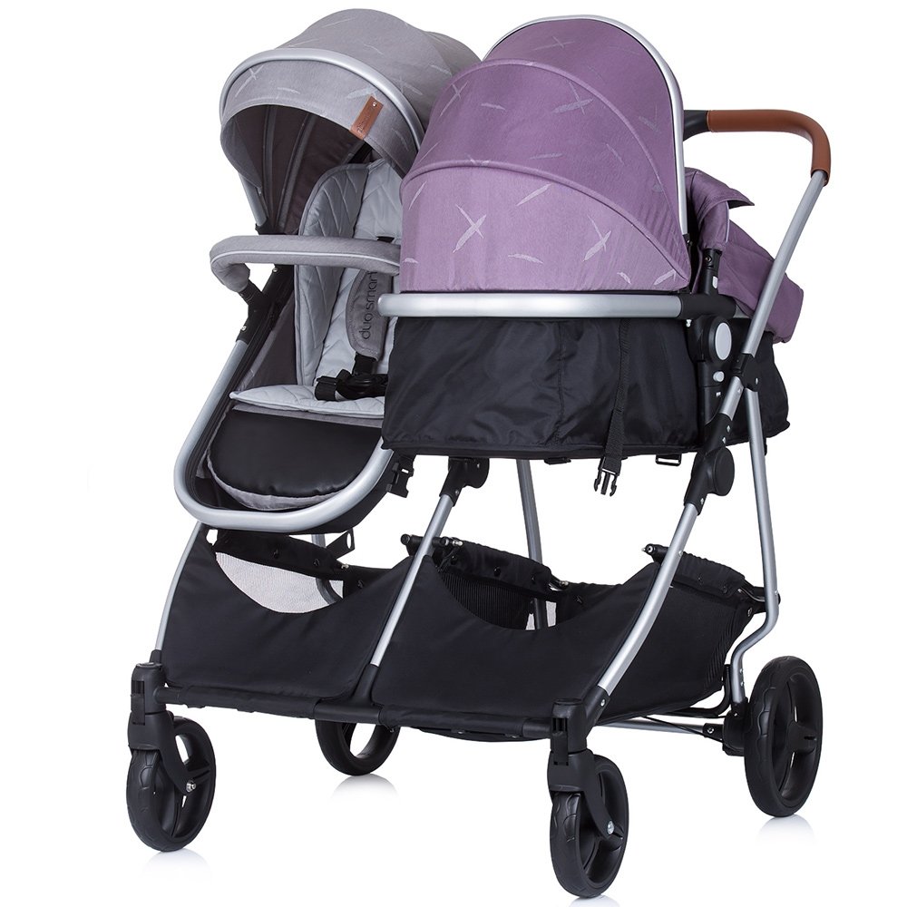 Carucior gemeni Chipolino Duo Smart 3 in 1 anthracite lilac 13 Carucior gemeni Chipolino Duo Smart 3 in 1 anthracite lilac - Image 12