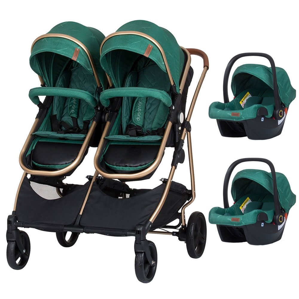 Carucior gemeni Chipolino Duo Smart 3 in 1 avocado 2 Carucior gemeni Chipolino Duo Smart 3 in 1 avocado