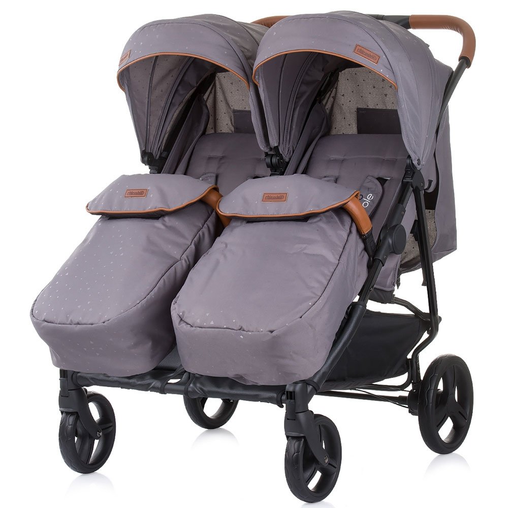 Carucior gemeni Chipolino Passo Doble platinum 3 Carucior gemeni Chipolino Passo Doble platinum - Image 2