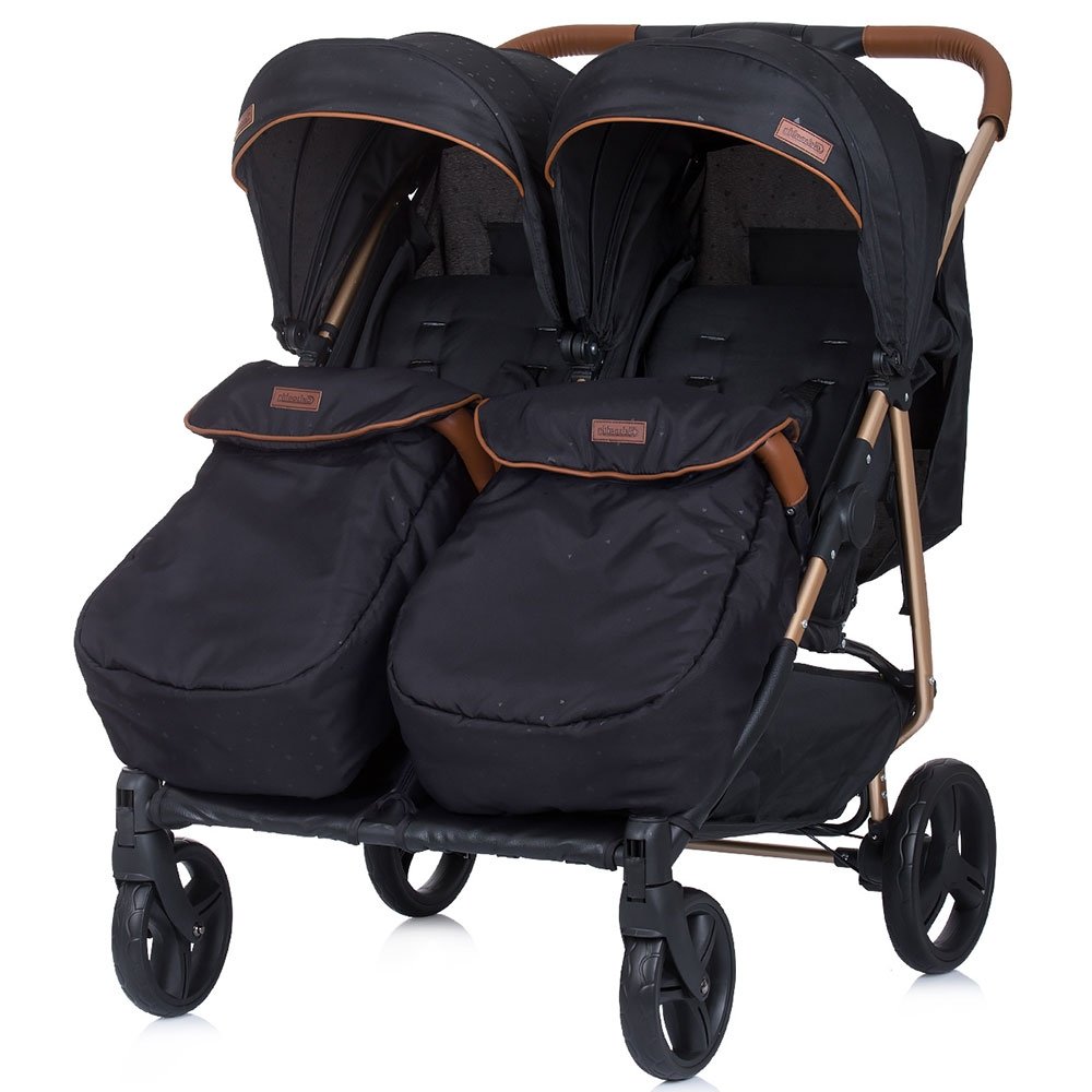 Carucior gemeni Chipolino Passo Doble raven 3 Carucior gemeni Chipolino Passo Doble raven - Image 2