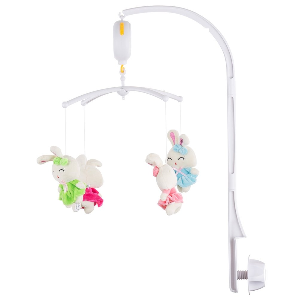 Carusel muzical pentru patut Chipolino Princess rabbits 2 Carusel muzical pentru patut Chipolino Princess rabbits