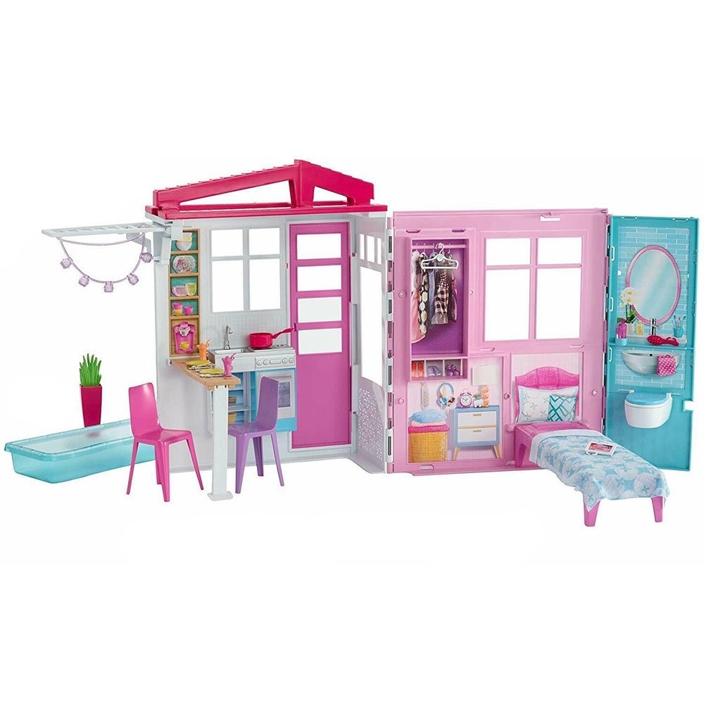 Casuta pentru papusi Barbie by Mattel cu accesorii 2 Casuta pentru papusi Barbie by Mattel cu accesorii