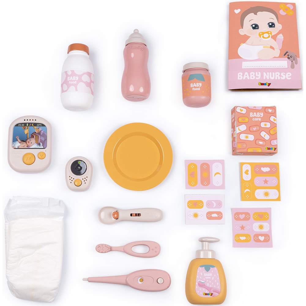 Centru de ingrijire pentru papusi Smoby Baby Nurse Cocoon Nursery 3 in 1 cu 16 accesorii 4 Centru de ingrijire pentru papusi Smoby Baby Nurse Cocoon Nursery 3 in 1 cu 16 accesorii - Image 3