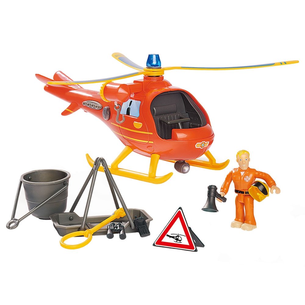 Elicopter electric Simba Fireman Sam Wallaby cu figurina Tom 2 Elicopter electric Simba Fireman Sam Wallaby cu figurina Tom