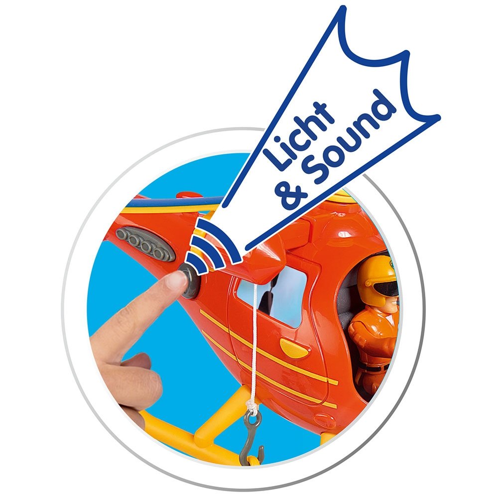 Elicopter electric Simba Fireman Sam Wallaby cu figurina Tom 4 Elicopter electric Simba Fireman Sam Wallaby cu figurina Tom - Image 3