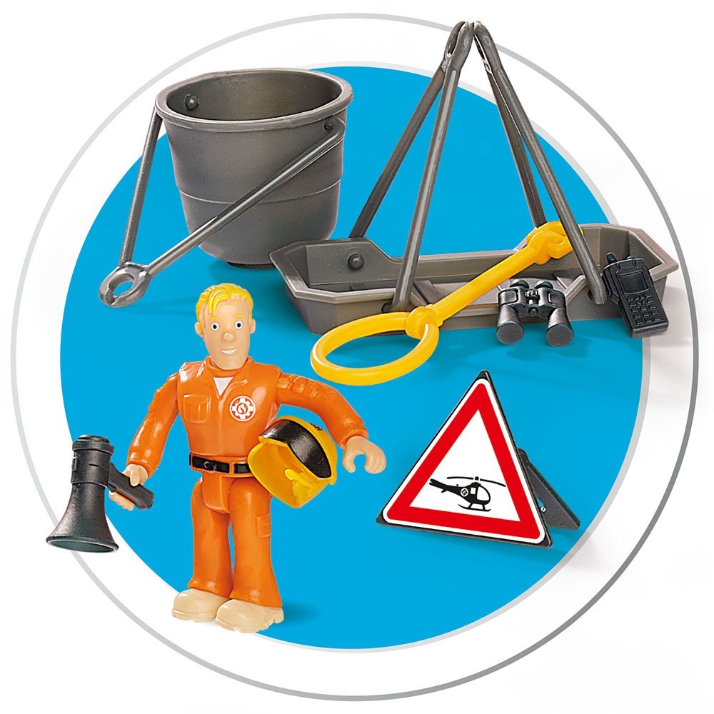 Elicopter electric Simba Fireman Sam Wallaby cu figurina Tom 3 Elicopter electric Simba Fireman Sam Wallaby cu figurina Tom - Image 2