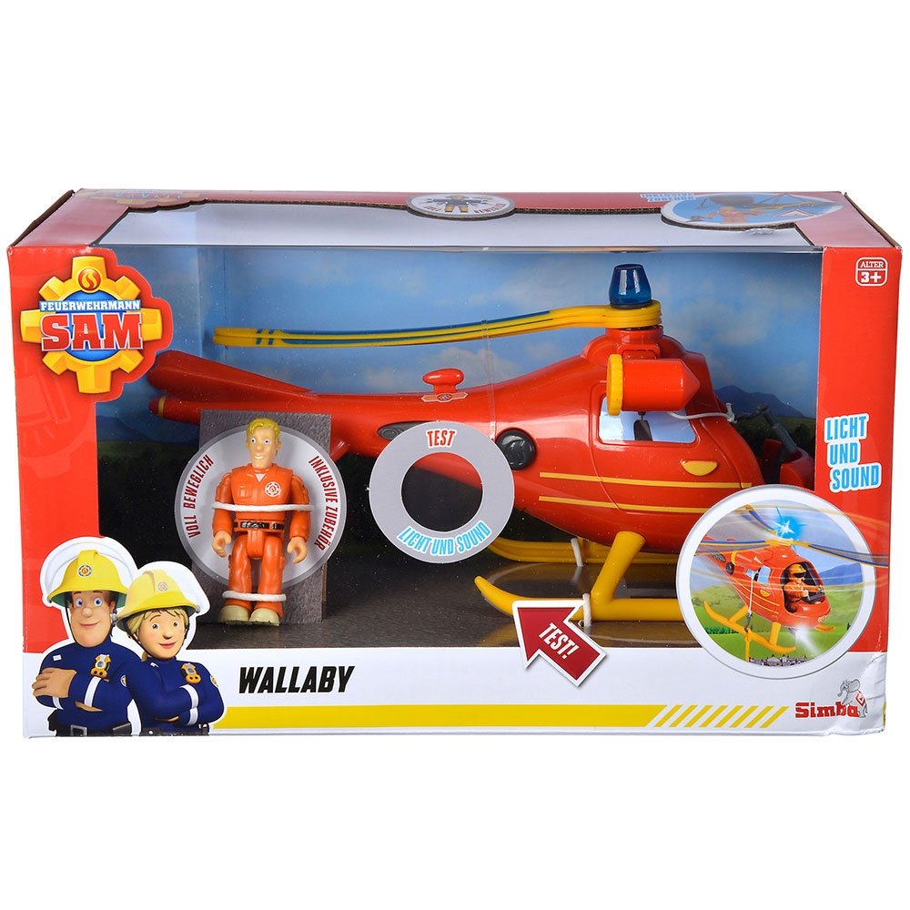 Elicopter electric Simba Fireman Sam Wallaby cu figurina Tom 12 Elicopter electric Simba Fireman Sam Wallaby cu figurina Tom - Image 11
