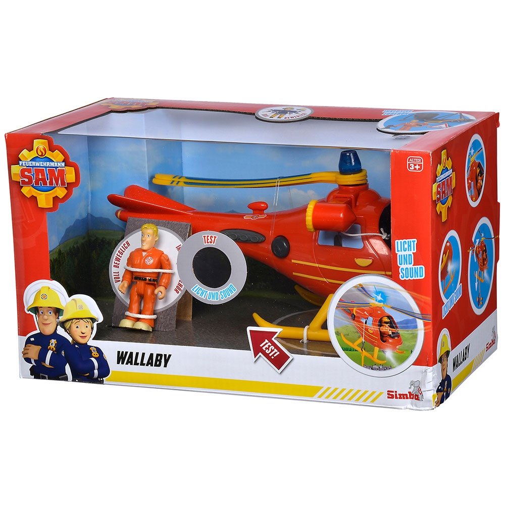 Elicopter electric Simba Fireman Sam Wallaby cu figurina Tom 11 Elicopter electric Simba Fireman Sam Wallaby cu figurina Tom - Image 10