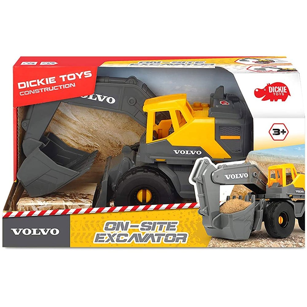 Excavator Dickie Toys Volvo On-Site Excavator 8 Excavator Dickie Toys Volvo On-Site Excavator - Imagine 7