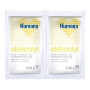Humana Elektrolyt banane de la 1 an folie cu 2 plicuri * 6,25 g