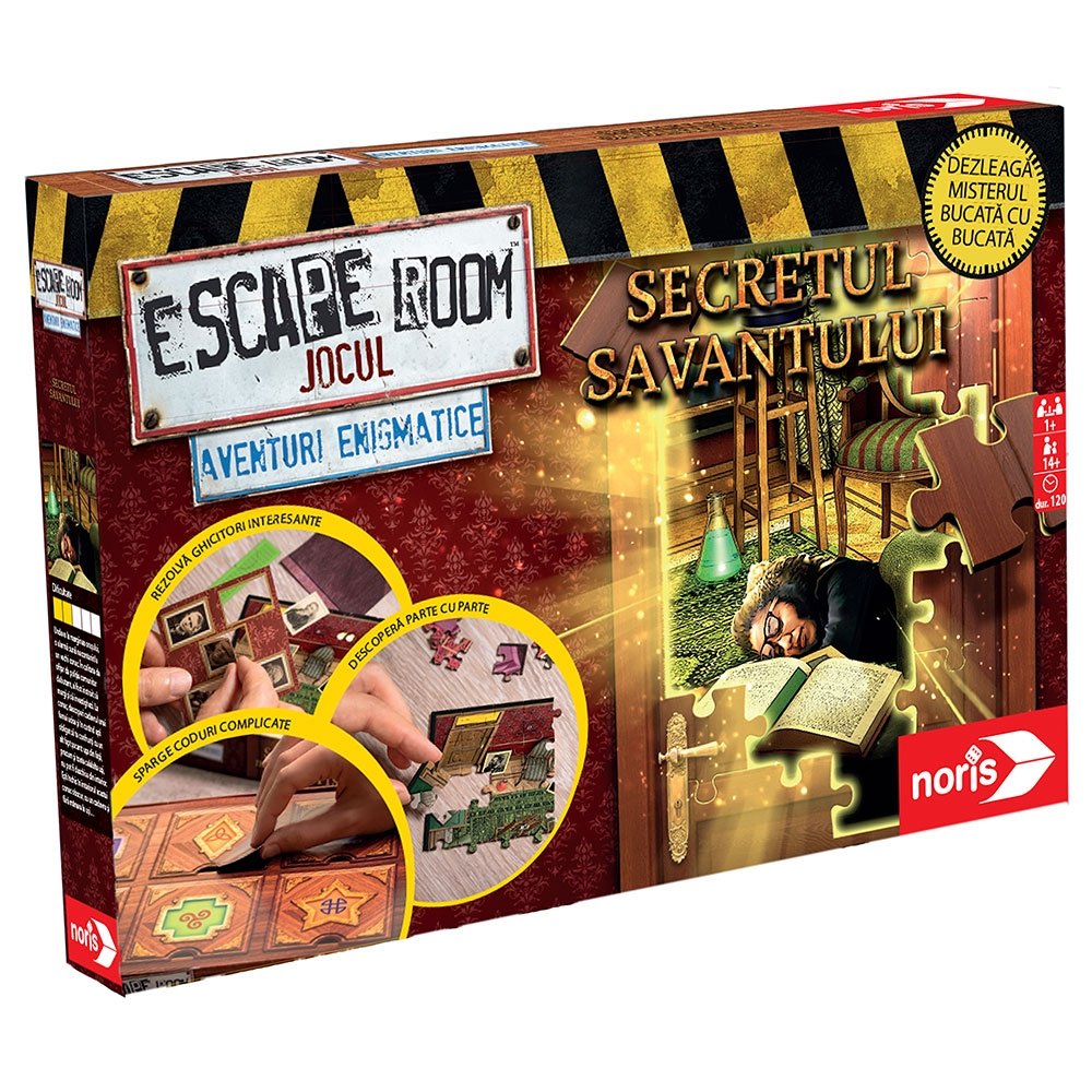 Joc Noris Escape Room Aventuri Enigmatice - Secretul Savantului 3 Joc Noris Escape Room Aventuri Enigmatice - Secretul Savantului - Image 2