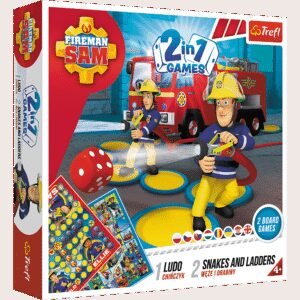 Joc Trefl Fireman Sam, Serpisori si scari Pompierul Sam 2 in 1