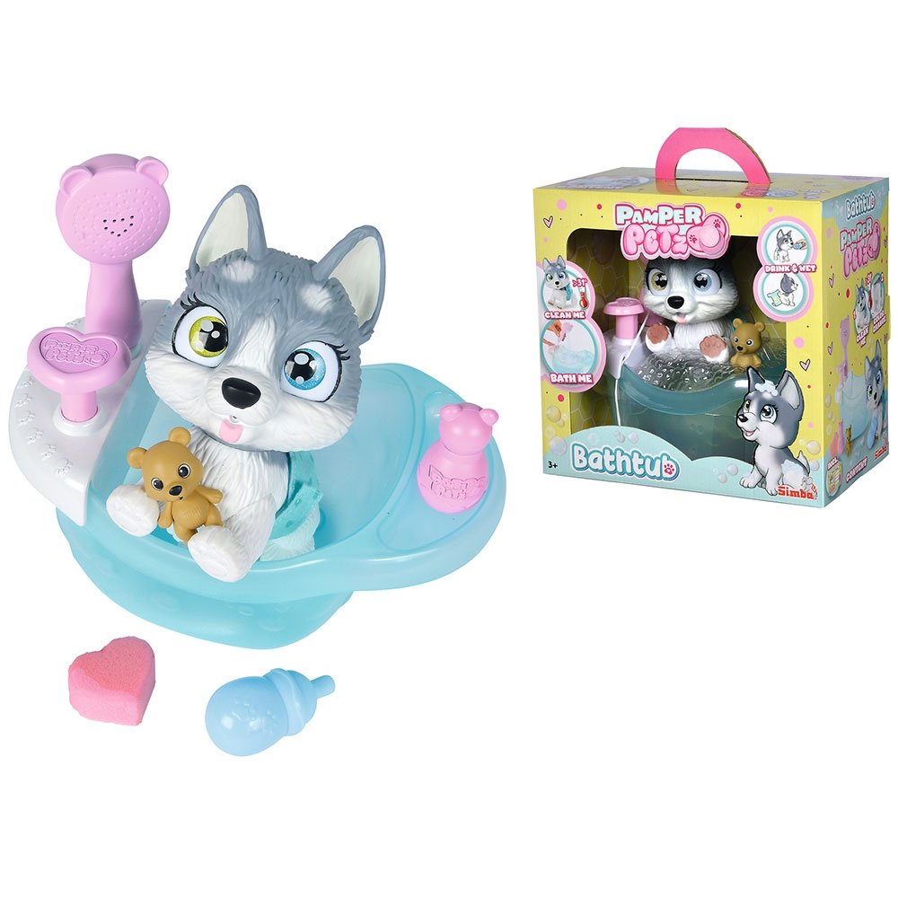 Jucarie Simba Caine Pamper Petz Bathtub cu accesorii 2 Jucarie Simba Caine Pamper Petz Bathtub cu accesorii