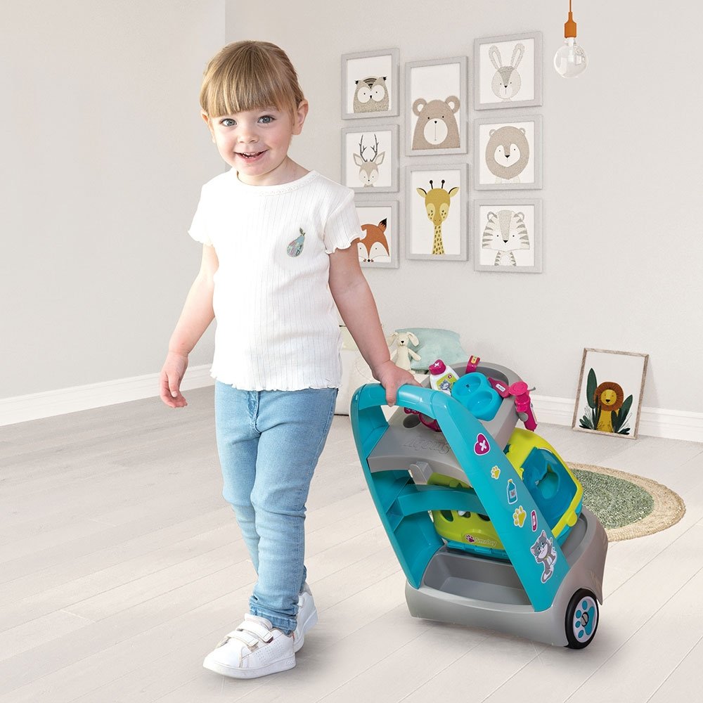 Jucarie Smoby Set veterinar cu carucior si pisica 6 Jucarie Smoby Set veterinar cu carucior si pisica - Image 5