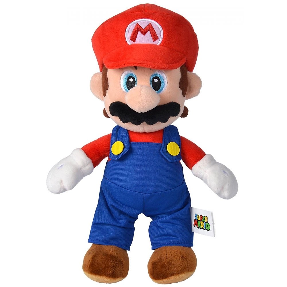 Jucarie de plus Simba Super Mario, Mario 50 cm 2 Jucarie de plus Simba Super Mario, Mario 50 cm
