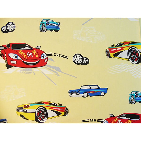 Lenjerie patut Hubners Masinute 4 piese crem 3 Lenjerie patut Hubners Masinute 4 piese crem - Image 2