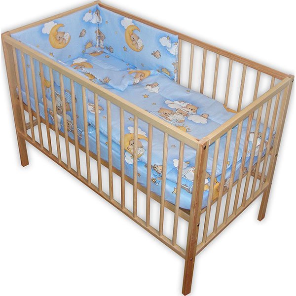 Lenjerie patut Hubners Ursulet Somn Usor 4 piese albastru 2 Lenjerie patut Hubners Ursulet Somn Usor 4 piese albastru