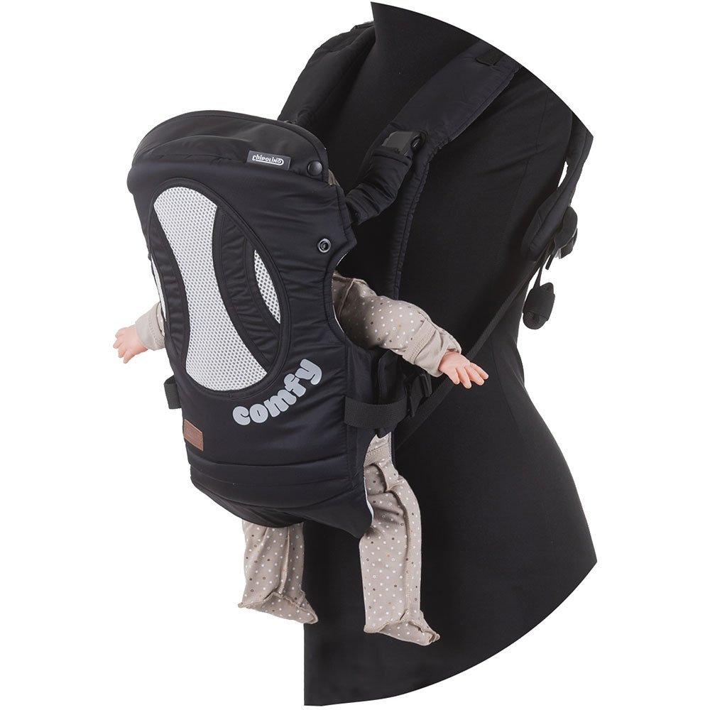 Marsupiu Chipolino Comfy black grey 2 Marsupiu Chipolino Comfy black grey