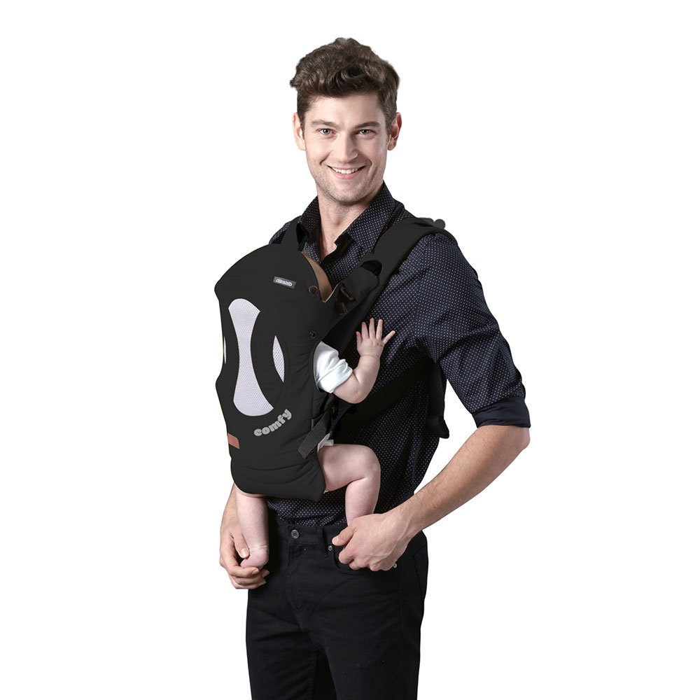 Marsupiu Chipolino Comfy black grey 3 Marsupiu Chipolino Comfy black grey - Image 2