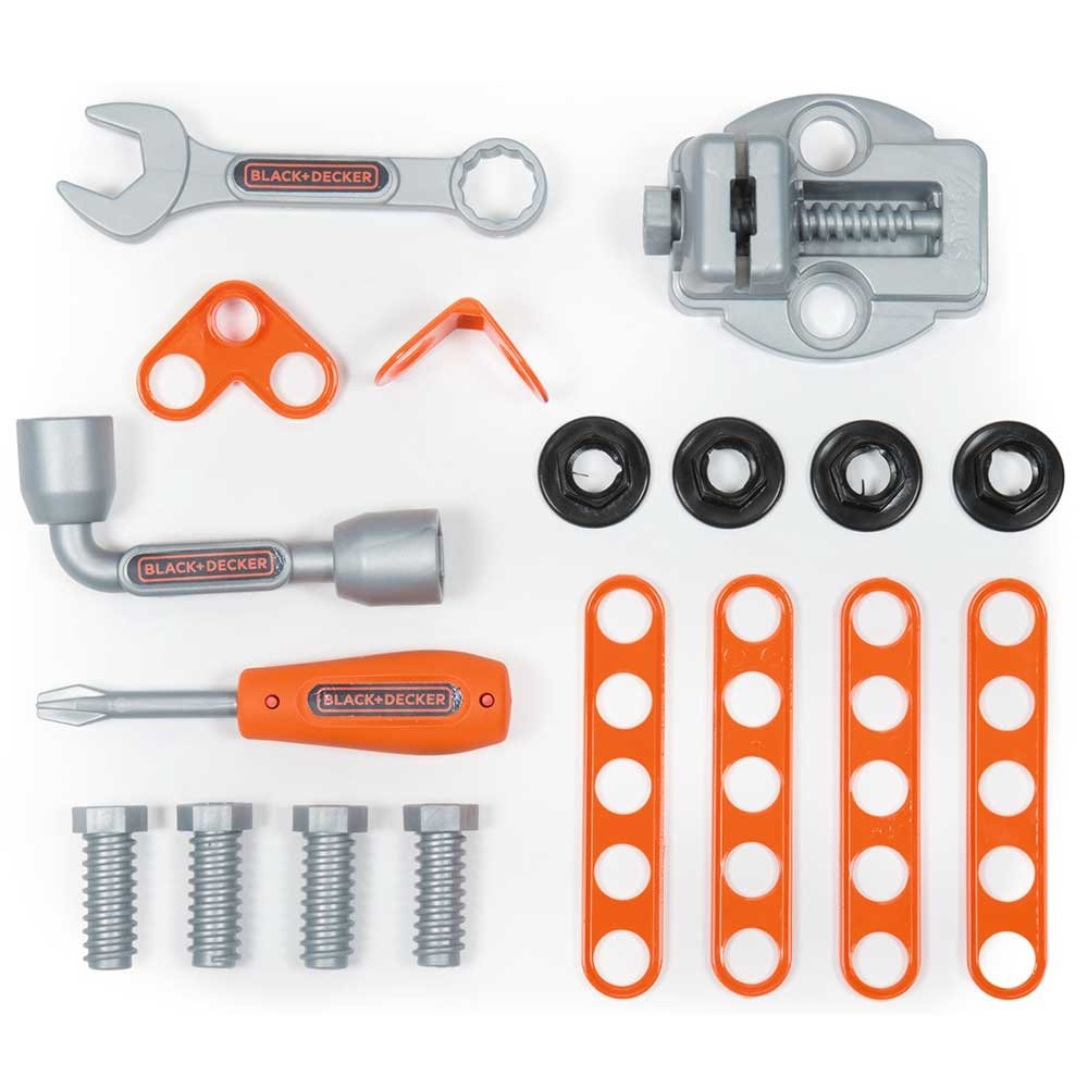 Masa de lucru Smoby Black & Decker 3 in 1 cu trusa de accesorii 3 Masa de lucru Smoby Black & Decker 3 in 1 cu trusa de accesorii - Image 2