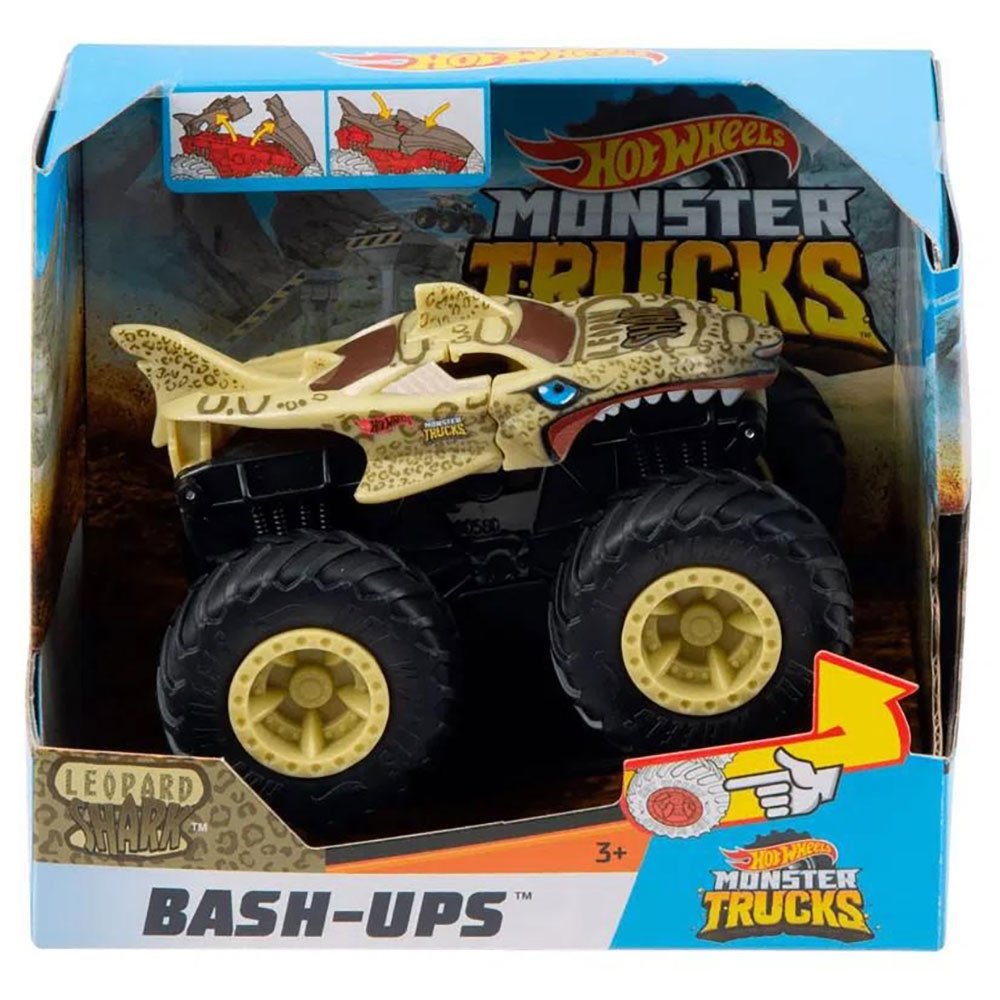 Masina Hot Wheels by Mattel Monster Trucks Leopard Shark 6 Masina Hot Wheels by Mattel Monster Trucks Leopard Shark - imagine 5