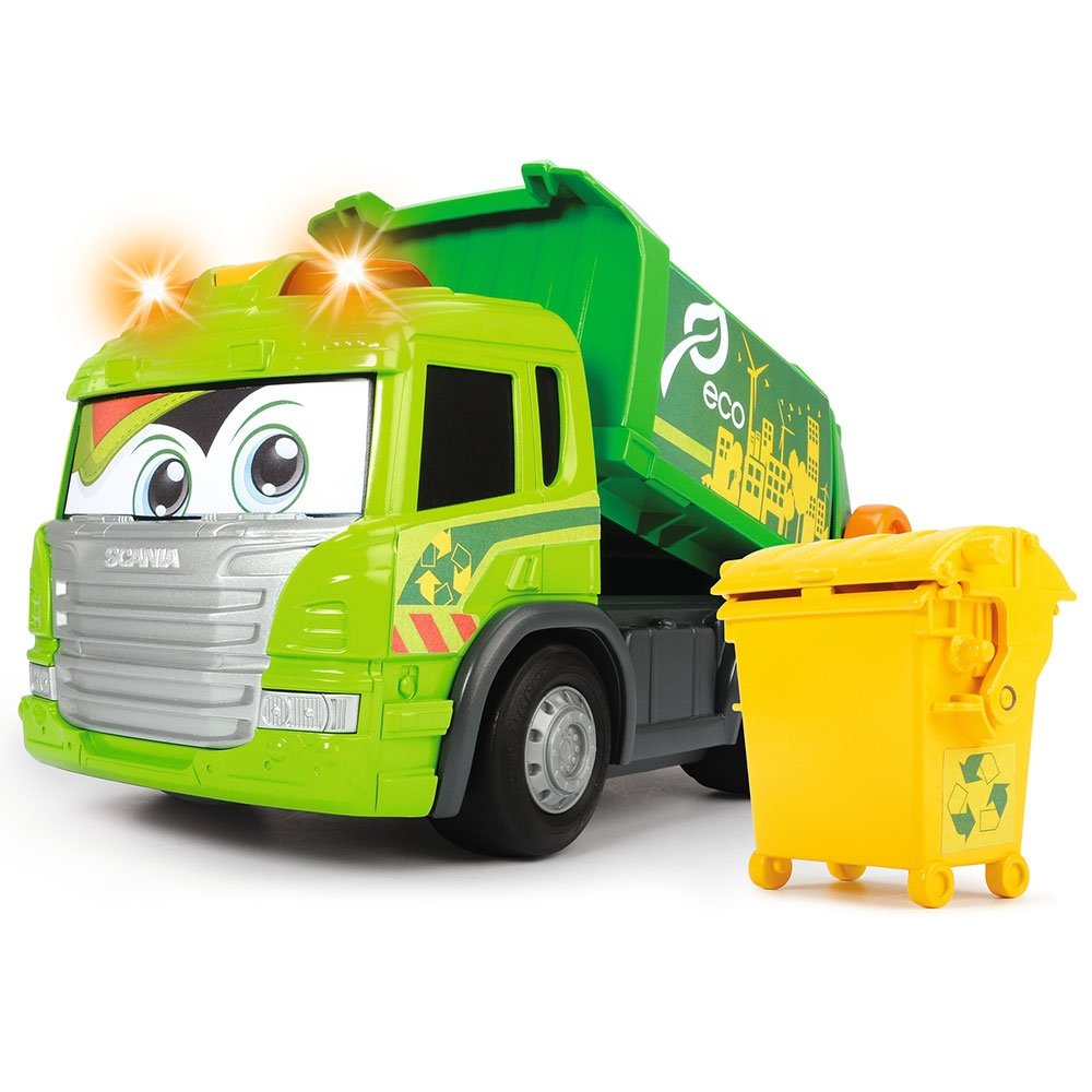Masina de gunoi Dickie Toys Happy Scania Truck 2 Masina de gunoi Dickie Toys Happy Scania Truck
