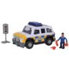 Masina de politie Simba Fireman Sam Police Car cu figurina Malcolm si accesorii I Best Buy Babys