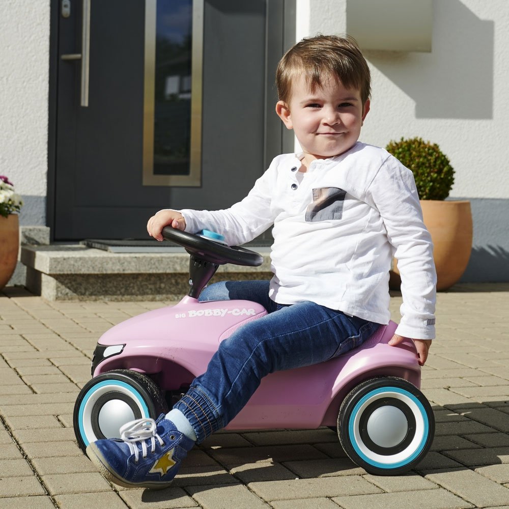 Masinuta de impins Big Bobby Car Neo rose 4 Masinuta de impins Big Bobby Car Neo rose - Image 3
