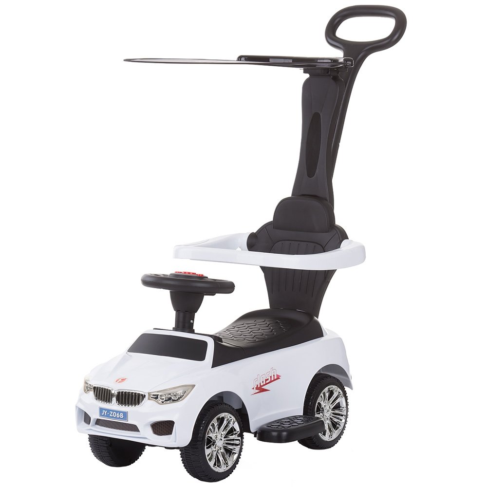 Masinuta de impins Chipolino Flash white cu maner si copertina 2 Masinuta de impins Chipolino Flash white cu maner si copertina