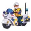 Motocicleta Simba Fireman Sam Police cu figurina Malcolm si accesorii I Best Buy Babys