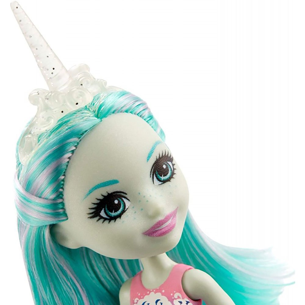 Papusa Enchantimals by Mattel Naddie Narwhal cu figurina Sword 5 Papusa Enchantimals by Mattel Naddie Narwhal cu figurina Sword - Image 4