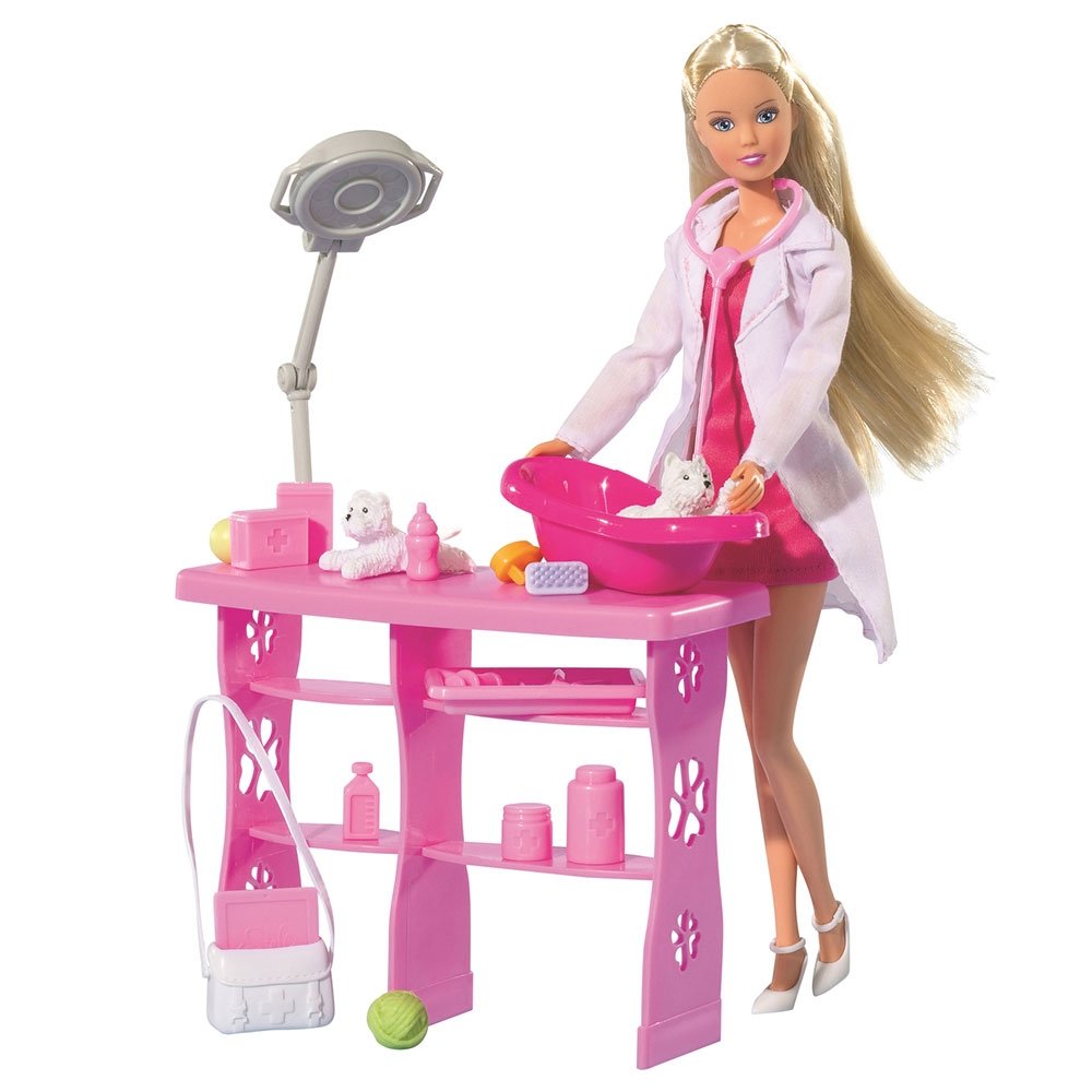 Papusa Simba Steffi Love Animal Doctor 29 cm cu accesorii 2 Papusa Simba Steffi Love Animal Doctor 29 cm cu accesorii