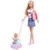 Papusa Simba Steffi Love Baby Car 29 cm cu figurina si accesorii I Best Buy Babys