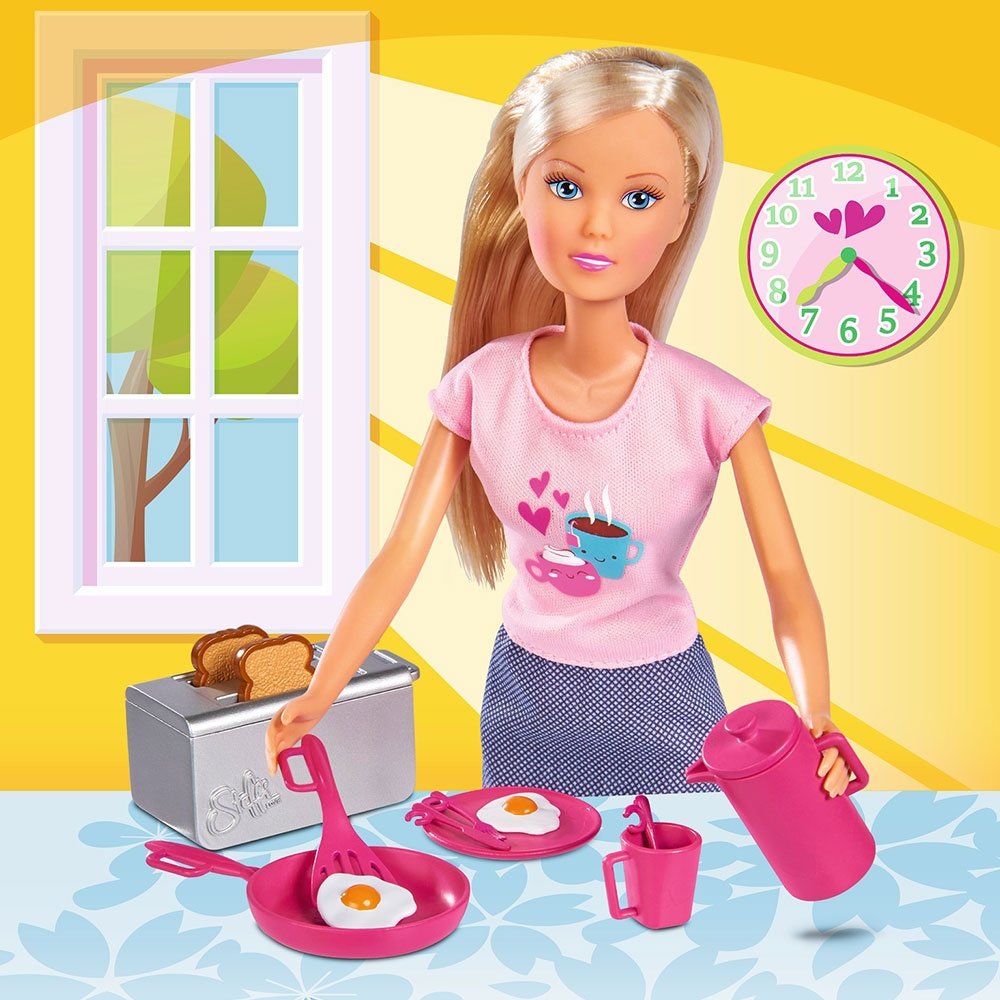 Papusa Simba Steffi Love Breakfast 29 cm cu accesorii 5 Papusa Simba Steffi Love Breakfast 29 cm cu accesorii - Image 4