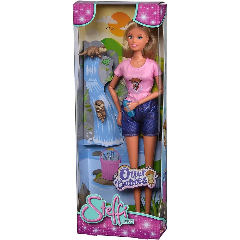 Papusa Simba Steffi Love Otter Babies 29 cm cu 2 figurine si accesoriu 8 Papusa Simba Steffi Love Otter Babies 29 cm cu 2 figurine si accesoriu - Image 7