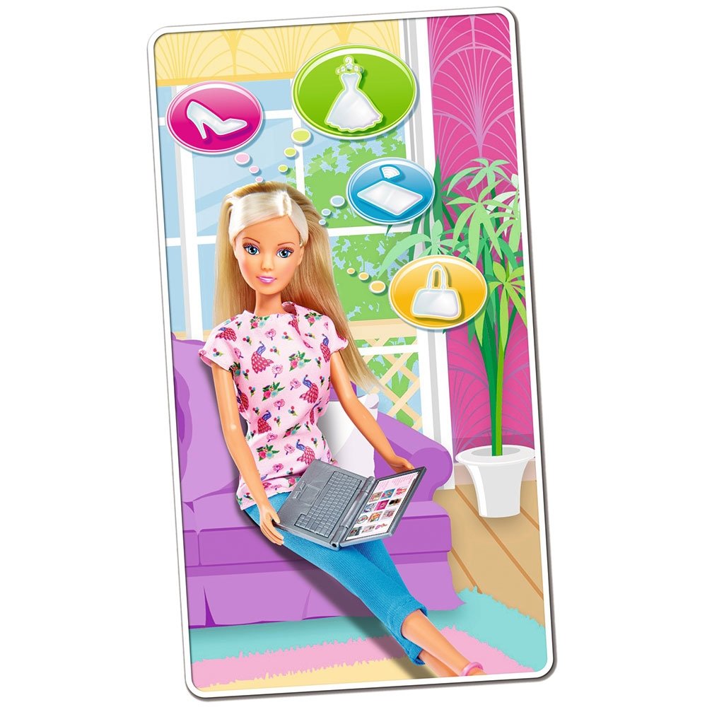 Papusa Simba Steffi Love Shooping Fun 29 cm cu accesorii 3 Papusa Simba Steffi Love Shooping Fun 29 cm cu accesorii - Image 2