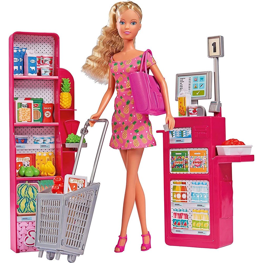 Papusa Simba Steffi Love Supermarket 29 cm cu accesorii 2 Papusa Simba Steffi Love Supermarket 29 cm cu accesorii