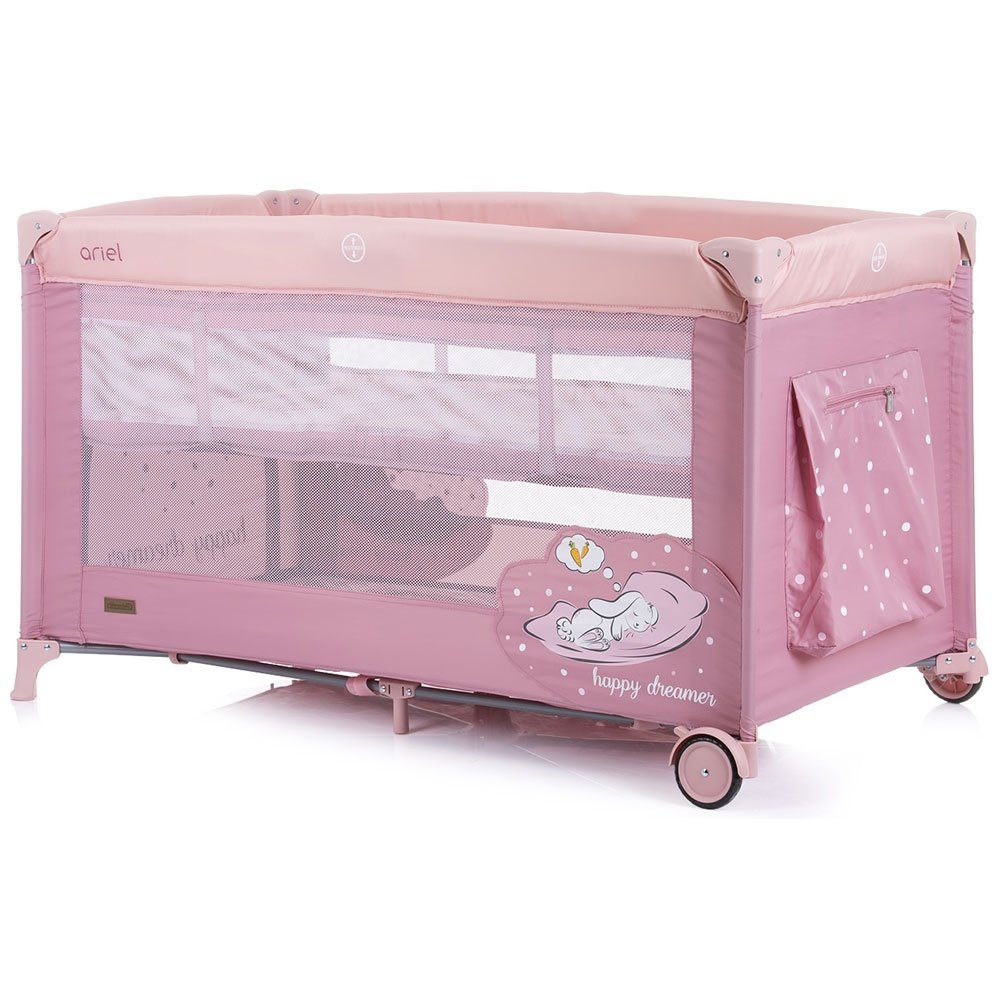 Patut pliabil Chipolino Ariel rose water 3 Patut pliabil Chipolino Ariel rose water - imagine 2