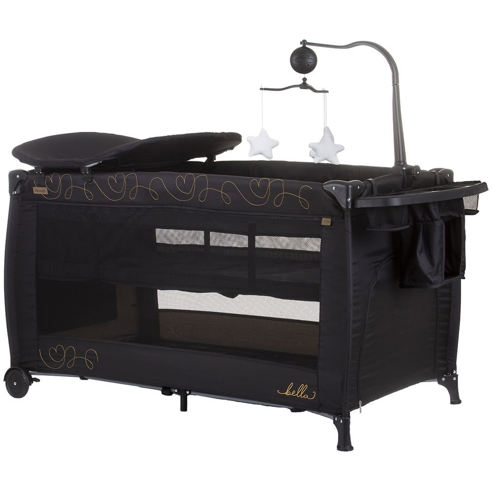 Patut pliabil Chipolino Bella ebony 2 Patut pliabil Chipolino Bella ebony
