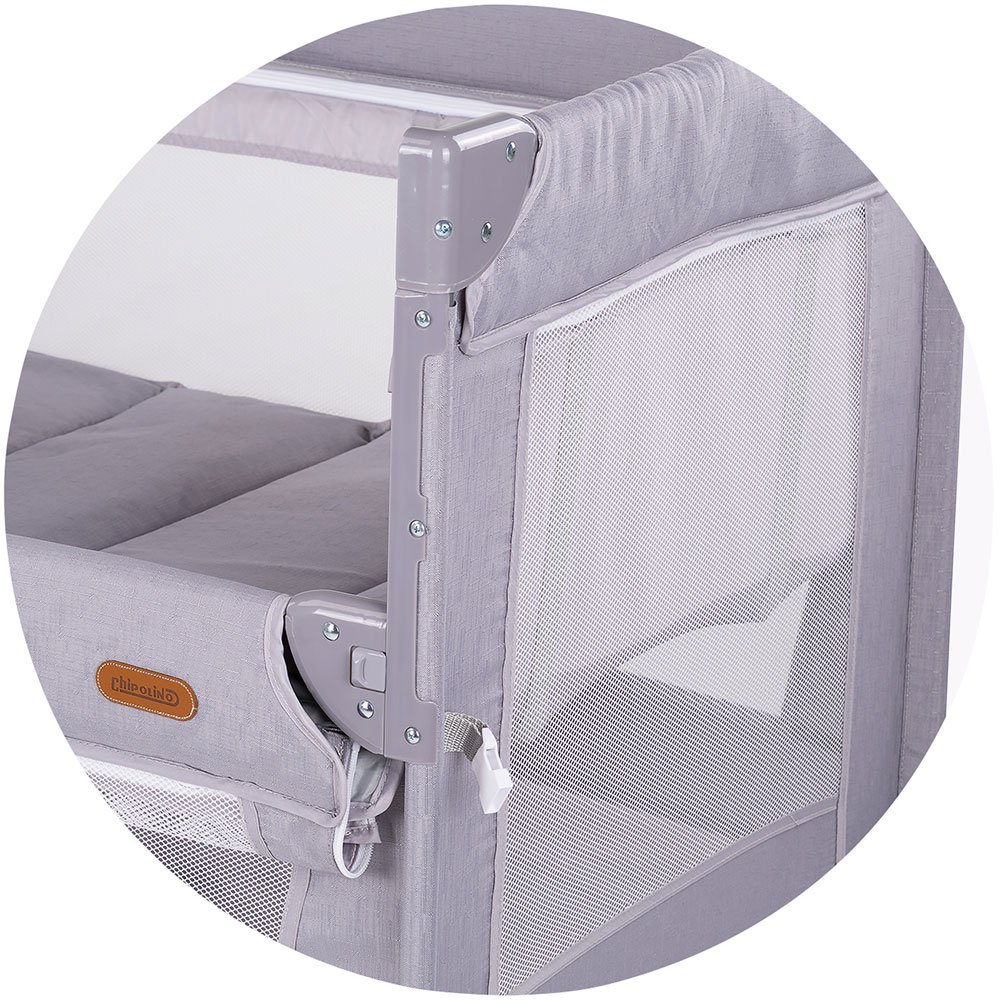 Patut pliabil Chipolino Glory cu laterala culisanta cloud 5 Patut pliabil Chipolino Glory cu laterala culisanta cloud - Image 4